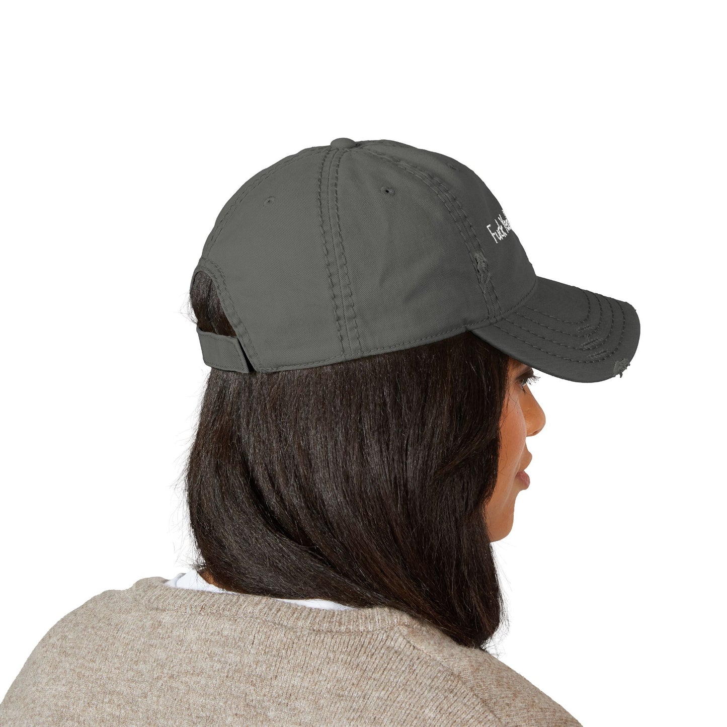 Fuck Yeah dot Com Distressed Dad Hat