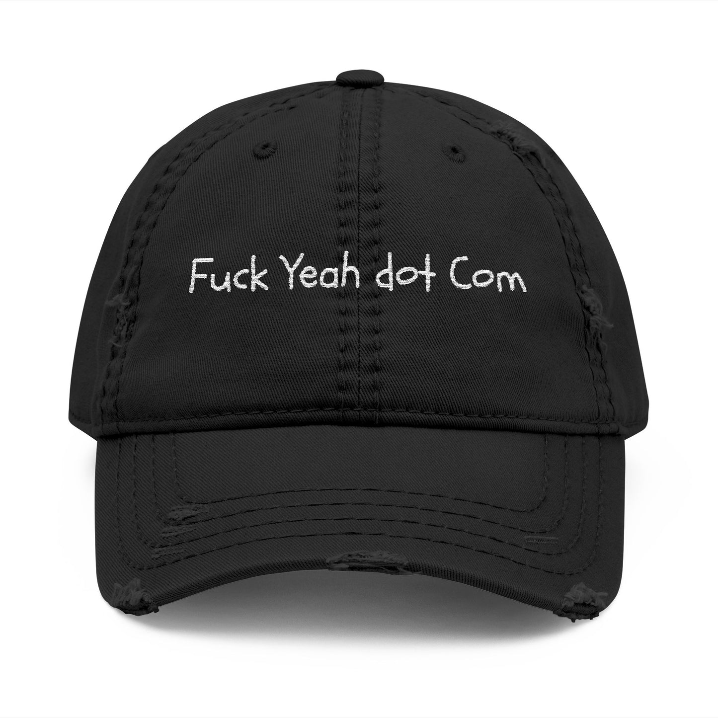 Fuck Yeah dot Com Distressed Dad Hat