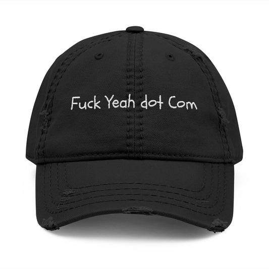 Fuck Yeah dot Com Distressed Dad Hat